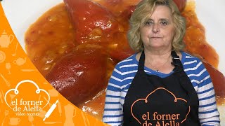 Pimientos del piquillo con gambas [upl. by Ciccia664]