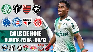 TODOS OS GOLS DESTA QUARTAFEIRA 061223  GOLS PELA ÚLTIMA RODADA DO BRASILEIRÃO SÉRIE A [upl. by Akla]