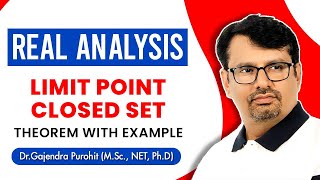 Real Analysis  Limit Point  Derived Set Closed Set amp Closure Of Set Definition amp Examples [upl. by Brian]