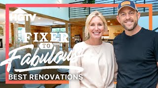 The Most Amazing Reveals  Fixer to Fabulous  HGTV [upl. by Nolitta190]