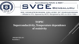 superconductivity and temperature dependence of resistivity applied physics [upl. by Elitnahc]