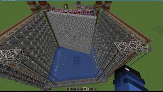 Minecraft Create mod v05  450khr Cobblestone generator [upl. by Dagney413]