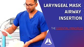 Laryngeal Mask Airway LMA insertion  ESSENTIAL TECHNIQUES for standard patients [upl. by Benedetta]