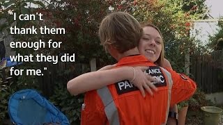 Alton Towers victim reunited with the medics who saved her life [upl. by Irahk925]