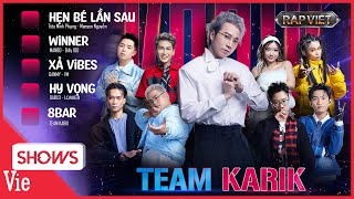 Tổng hợp tiết mục VÒNG ĐỐI ĐẦU  Team Karik đội hình nhiều nón vàng nhất RAP VIỆT 2024 [upl. by Ramey]