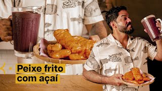 Peixe frito com açaí um clássico paraense  Thiago Castanho [upl. by Kere]