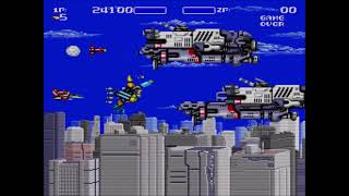 Air Buster  エアバスター Mega Drive 1990 [upl. by Adelice]