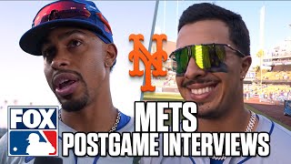 Mets vs Dodgers Game 2 Francisco Lindor Mark Vientos amp Sean Manaea Postgame Interviews [upl. by Llywellyn]