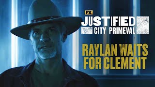 Raylan Waits For Clement  Scene  Justified City Primeval  FX [upl. by Field]