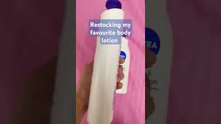 Restocking my favourite body lotion nivealotion bodycare bodylotion [upl. by Rivalee]