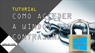 Como acceder a Windows 10 sin contraseña  Utilmanexe [upl. by Aken]