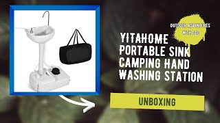 Unboxing amp Assembly of the YITAHOME Portable Camping Sink  Outdoor Adventures with Doc [upl. by Arquit]