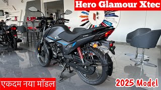 New 2025 Model Hero Glamour Xtec 125 Launch  Price amp Mileage  glamour xtec 125  hero glamour [upl. by Frodin]