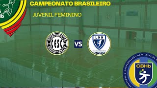 CBI Juvenil Feminino  4ª FINAIS  CE SUZANO COSTARJ X LHHGUSCHRS [upl. by Maloy]