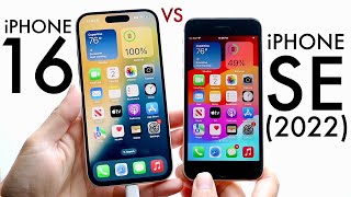 iPhone 16 Vs iPhone SE 2022 Comparison Review [upl. by Revlys373]