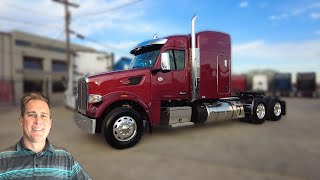 SOLD  Flame Red 2024 Peterbilt 567 with 72 inch Sleeper [upl. by Breban]