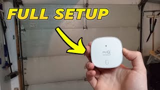 How to Setup myQ Chamberlain Smart Garage Control [upl. by Nosde]