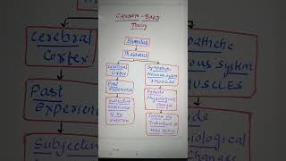 CANNON BARD Theory of Emotion Class 11 PSYCHOLOGY Chapter 9 Motivation and Emotion [upl. by Naoma802]