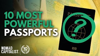 10 World Most Powerful Passports 2022 [upl. by Ayirp]