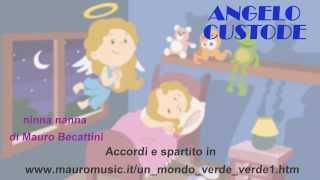 Angelo custode ninna nanna per bambini mauromusic canzoniperbambini [upl. by Ardnikal487]