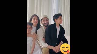 Danish Taimoor Ayeza khan  Son and daughter Very nice family  😘🥰😍😂😘🥰😍😄 [upl. by Issie698]