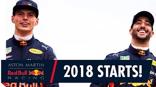 The 2018 F1 season starts here  Daniel Ricciardo and Max Verstappen are ready to race [upl. by Demaggio]