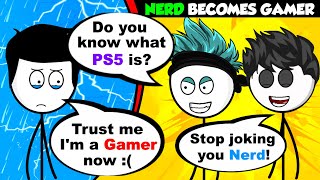 What if Nerd becomes a Pro Gamer ft AyusAnimation [upl. by Egan]