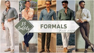 35 Formal Outfit Ideas  Fall 2024  Mens Fashion [upl. by Phox]