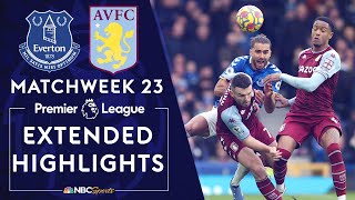 Everton v Aston Villa  PREMIER LEAGUE HIGHLIGHTS  1222022  NBC Sports [upl. by Sirromal]