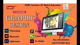 Learn Custom Graphic Designing at MIDE Institute Of Digital Education  Graphic Designing in Meerut [upl. by Roht]