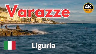 Varazze Italy 🇮🇹 4K Walking Tour  October 2024 [upl. by Anelah]