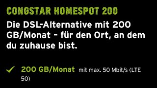 Mein 200 GB Congstar Vertrag  Der Internet Vertrag für Netflix Süchtige Streamer Geschäftsleute [upl. by Lenor283]