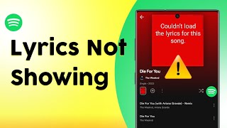 Spotify Lyrics Not Working Heres How to Solve [upl. by Goldston806]