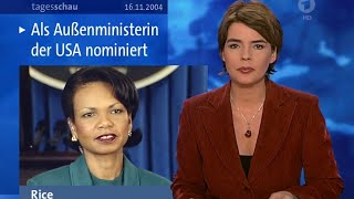 Tagesschau vor 20 Jahren 16112004  Susanne Daubner [upl. by Naasah]