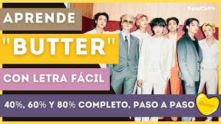 Aprende a cantar BUTTER  BTS con LETRA FÁCILPRONUNCIACIÓN SLOWMO TUTORIAL [upl. by Mcarthur]