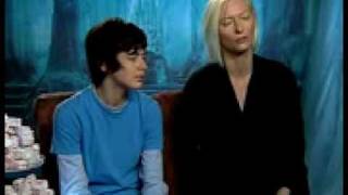 Skandar Keynes and Tilda Swinton Narnia Interview [upl. by Dekeles]