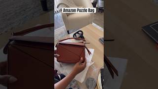 Amazon Puzzle Bag  Loewe Mini Puzzle Dupe  Get The Look For Less [upl. by Devonne]