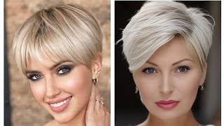 CORTES DE CABELLO CORTO MUJER 2024 pixie Haircut ideas [upl. by Princess]