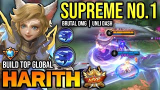 HARITH BEST BUILD 2023  TOP GLOBAL HARITH GAMEPLAY  MOBILE LEGENDS✓ [upl. by Saisoj410]