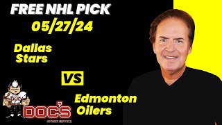 NHL Pick  Dallas Stars vs Edmonton Oilers Prediction 5272024 Best Bets Odds amp Betting Tips [upl. by Enrahs]