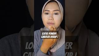 PAKAI LOOSE POWDER ATAU COMPACT POWDER  KALIAN LEBIH SUKA YG MANA makeup makeuptutorial [upl. by Valleau]