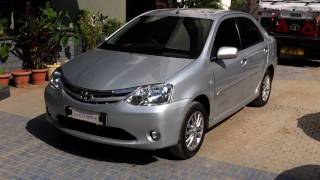 EXCLUSIVE Toyota Etios Walkaround on OVERDRIVE [upl. by Ran529]