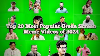 THE 20 MOST POPULAR GREEN SCREEN MEME VIDEOS OF 2024 [upl. by Meehahs952]