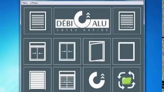 Vidéo de Présentation de DébiAlu Application de débitage pour Menuiserie dAluminium [upl. by Jacobba]