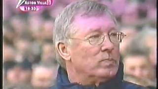 Manchester United vs Aston Villa 2003  Premier League  Full game  English audio [upl. by Isyak228]