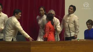 Gloria MacapagalArroyo takes oath as House Speaker [upl. by Annat]