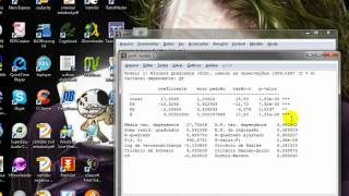 Tutorial Econometria no Gretl  UFMT parte 2 [upl. by Genie24]