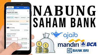 NABUNG SAHAM BANK  BRI BCA MANDIRI [upl. by Norrv]