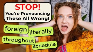 Most Common Pronunciation Mistakes in English ❌ [upl. by Aicenek860]