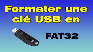 Comment formater clé USB en FAT32 [upl. by Brody]